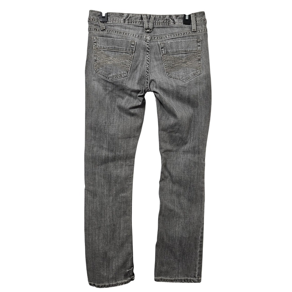 Aéropostale Bayla Skinny Jeans Women's 5/6 (30x30)‎ Low Rise Gray Denim Y2K